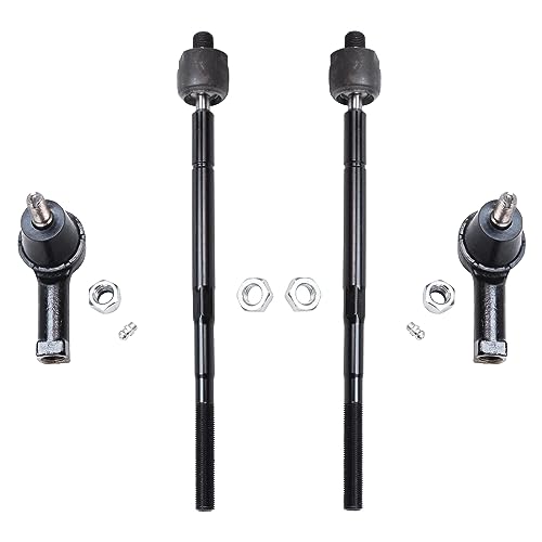 Image of Detroit Axle - 12pc End Suspension Kit for 2001-2006 Hyundai Elantra 2002 2003 2004 2005, Front 2 Lower Control Arms w /Ball Joints 4 Inner & Outer Tie Rods 4 Front Rear Sway Bars 2 Boots Replacement