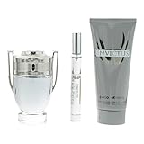 Paco Rabanne Invictus 3 Piece Gift Set: Eau De Toilette 50ml - Eau De Toilette 10ml - Shower Gel 100ml