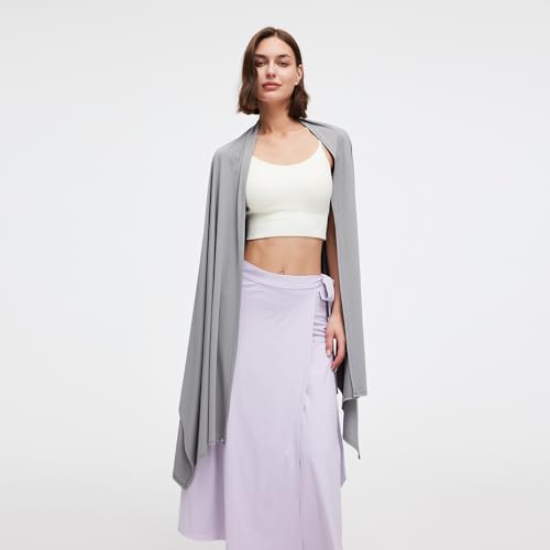 Women Travel Scarf Sun Protection UPF 50+ Shawl Wrap Cooling Swimsuit Beach Cover Up Blanket SLO6M236YT3