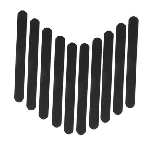 NUOLUX 12個 多用途両面粗目研磨棒 模型用クラフト研磨ツール ポリッシュワンド付き サンドペーパー付き 精密加工補助