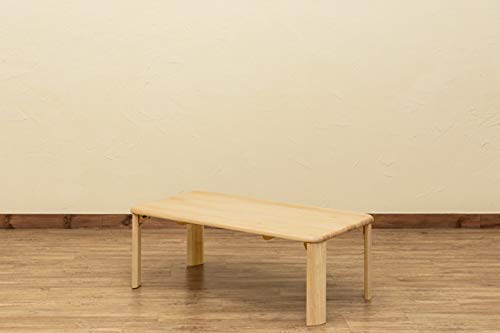 Amazon｜NEWウッディーテーブル90×50 折脚 座卓 ナチュラル WZ