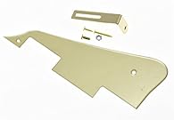 Gold Mirror with Gold Bracket Two Screw Holes Distance: about 138mm; The Neck Pickup space width: about 46.5mm; The Bridge Pickup space width: about 45mm; The Space between two Pickups: about 57mm Pickguards are made of plastic with protective films ...