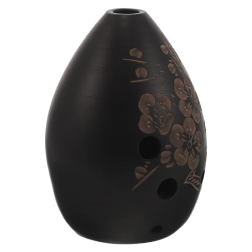 Ocarina à 8 trous en argile de style traditionnel vintage instrument pour débutants