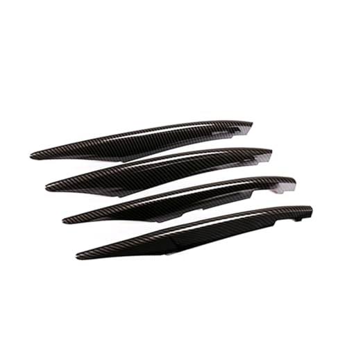 車のフロントフォグランプライトストリップ装飾トリムカバーカーアクセサリーメルセデスベンツAクラスW177 V177 A180 A200 A220 A250と互換性あり(Carbon Filber)