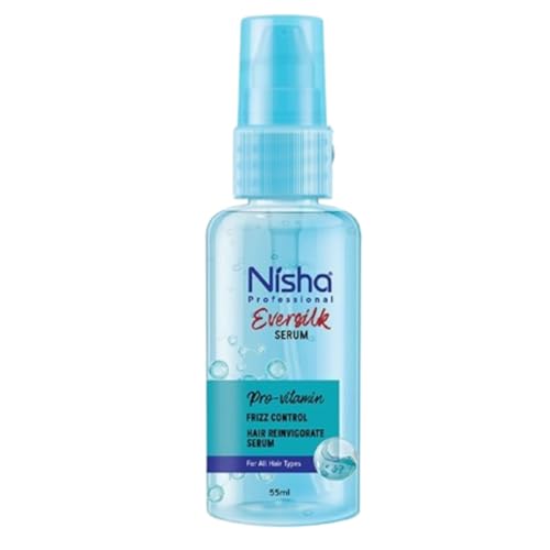 Nisha Hair Serum EverSilk pro-vitamin serum 55ml – Hair Serum for Dry Frizzy Hair for Women & Men, Serum for Hair Smoothing