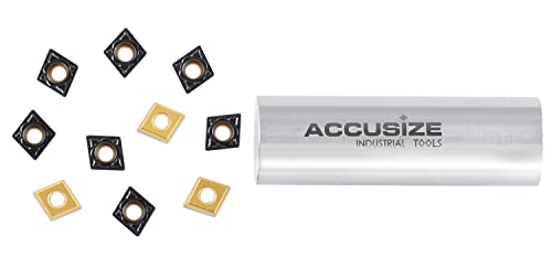 Accusize Industrial Tools 2200-1008 Ccmt21.51-Md Cvd Coated Carbide Inserts thumb #4