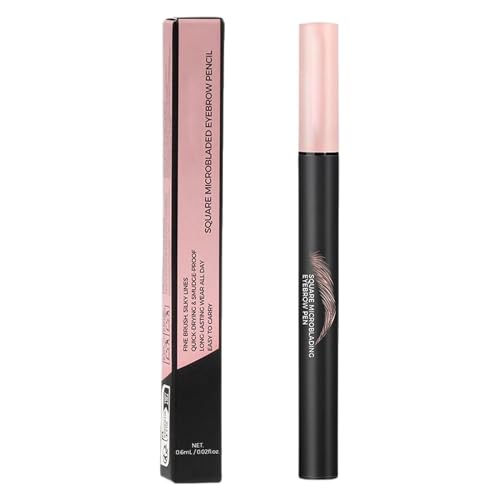 Microblading Augenbrauenstift, wasserdichter Augenbrauenfüller, Mädchen Make Up Zubehör, wasserdichte Formel, schnell trocknende Formel, 13 x 1,5 x 1,5 cm, für Hochzeiten, Partys, Familie