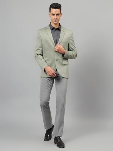 Image of Cantabil Solid Full Sleeves Notch Lapel Casual Blazer for Men | Casual Blazer for Men | Men Blazer for Casual | Blazer for Men Casual (P MBZC00061)