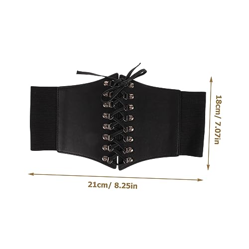 Retro Girdle Loving Lady Wide Belt Wide Belts for Women Belt Cor for Women Witch Accessories for Waist2