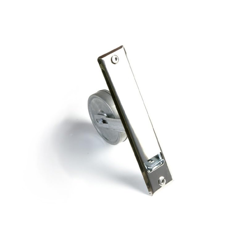 Recogedor Persiana Empotrable 16 m   Cinta 22 mm   Placa Acero Inoxidable