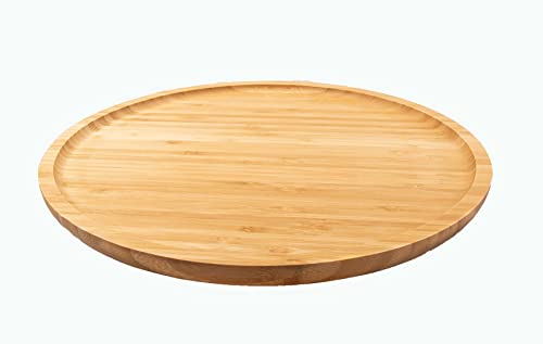 Mateda 12" Bamboo Lazy Susan Turntable For Pantry Cabinet Or Table (12 Inch) #TOP1