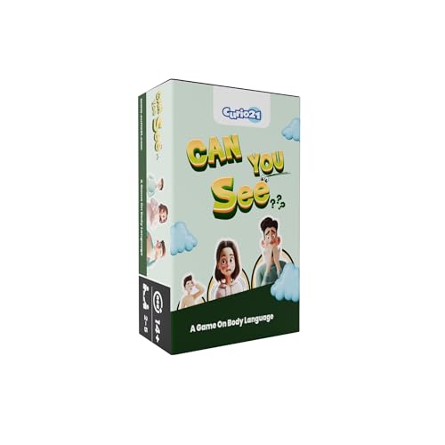 Image of Can You See? - Body Language & Communication Card Game | Fun Family & Friends Guess the Gesture Theme | Acting & Expression Activity for Teens & Adults | 2-5 Players | Ages 14+
