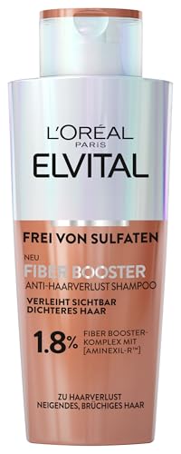 L'Oréal Paris Champú antipérdida de cabello Fiber Booster,...