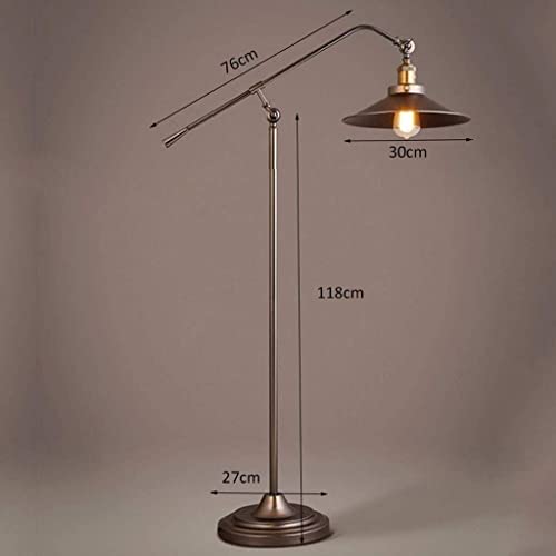 Lámpara industrial de hierro forjado para sala de estar con diseño tipo boom 7