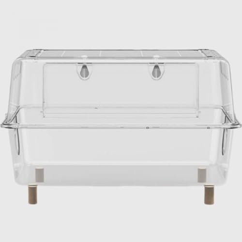 GEBYUI 大型アクリル透明ペットケージ 折りたたみ式 ハムスター・モルモット・ハリネズミ用 持ち運び容易 工具不要 防脱走 通気性 ペット飼育ケージ 外出用 室内用?