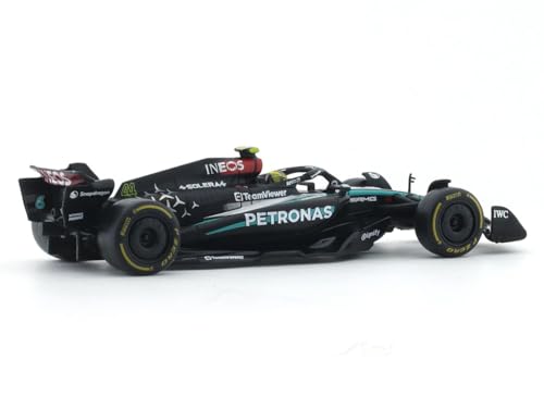 Image of Bburago 1:43 Ferrari SF24 F1 Diecast Car Model - Charles Leclerc Edition, Detailed Formula 1 Replica, Collectible for F1 Fans and Car Enthusiasts