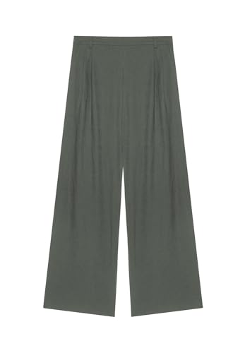 Pantalon palazzo en lin viscose Yamamay anti-chaleur et fluide avec poches femme
