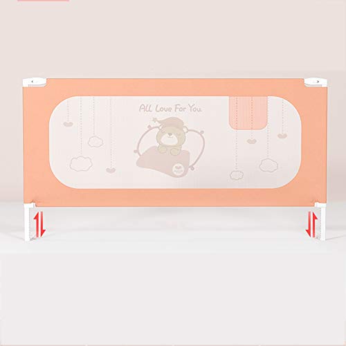 Barriera per Letto, Barriera Letto 180 cm, Extra-Large, Guardrail di Sollevamento Verticale, Traspirante, Protezione Removibile, Fissaggio Sicuro, Resistente e Facile da Installare