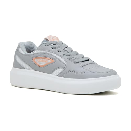 Campus Women's Mighty L.Gry/WHT Sneakers - 4UK/India 1 Pair