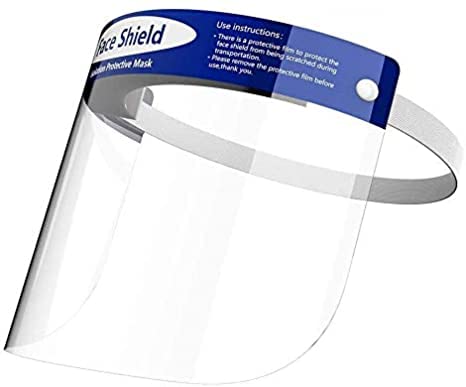 Stark USA Safety Clear Full Cover Shield Protection Transparent Protective Set, 12pcs