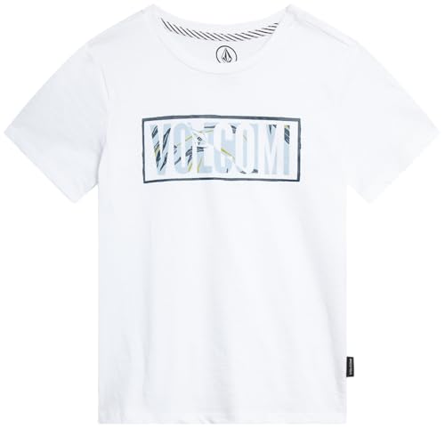 Image of Volcom Baby Boys Swim Set - 2 Piece Short Sleeve Swim Shirt Graphic Tees & Board Shorts - Infant Toddler Little Boys Swimsuit