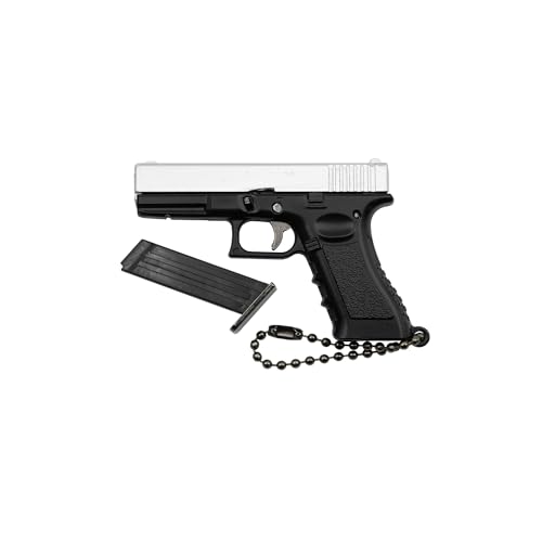 Zhongren Tactical Mini Pistolet Porte-clés 1: 3 Métal avec pièces Mobiles Modèle de Pistolet réaliste Collection Pendentif Sac Charm pour Hommes Armée Fan Boyfriend Cadeau (Argent) Zhongren Tactical Mini Pistolet Porte-clés 1: 3 Métal avec pièces Mobiles Modèle de Pistolet réaliste Collection Pendentif Sac Charm pour Hommes Armée Fan Boyfriend Cadeau (Argent)