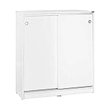 Diseño compacto y útil con puertas correderas