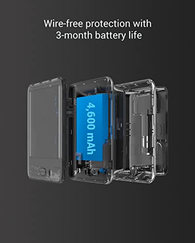 EZVIZ Wireless Door Peephole Camera - 4.3-Inch Color Touch Screen Door Viewer with 3-Month Battery Life, 1080P Front Door Bell, Human Detection, Two-Way Video Call, Night Vision, 256GB Cloud/SD, CP4