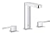 Produktbild GROHE Plus | Badarmatur - 3-Loch-Waschtischbatterie | mit Fertigmontageset | chrom | 20301003