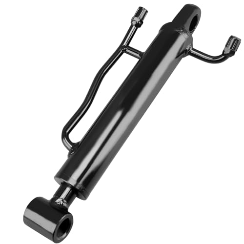tpengine Mini Excavator Thumb Cylinder Hydraulic Cylinder 25mm 0.98in Compatible with Mini Excavator Attachment Below 3 Tons Replace Small Digger Single Holes Hydraulic Thumb Clip Only