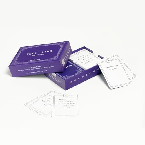 Image of {THE AND} Self Love Edition - 199 Self Reflection Cards to Improve Self Awareness - Self Care Question Card Deck to Prompt Mindfulness & Meditation - Explore Identity for Women & Men By The Skin Deep