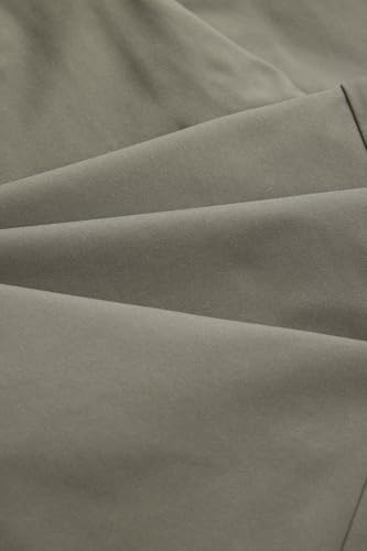 Image of SNITCH Men Formal Trousers | Regular Fit Pleated Front with Turned-Up Hem | Polyester Blend & Medium Stretch Fabric for Office & Winter Wear