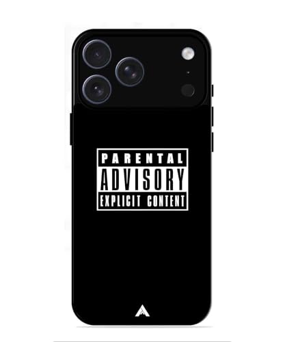 Image of Premium Explicit Case for iPhone 17 Pro Soft-Touch Metal TPU Back Cover, Shockproof, Designer, Aesthetic Mobile Phone Case (Glossy Finish)