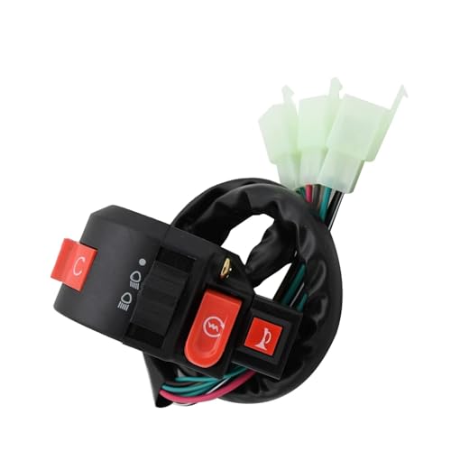Interrupteur de guidon moto universel 22mm pour scooter et ATV