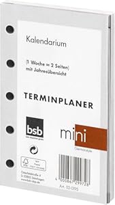 bsb Ersatzeinlage Kalendarium 2025 A8