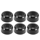 ULTECHNOVO 6 Stück Dichtungssatz für Einspritzdüsen aus Schwarzem Gummi mit Montagehülse Reparatursatz Kompatibel mit Ford Langlebige Abdichtung für Motorwartung