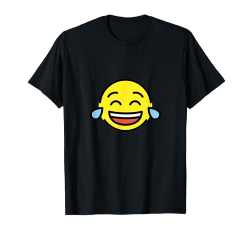 Tears of Joy - LOL Laughing Crying Classic Meme Emoticon T-Shirt