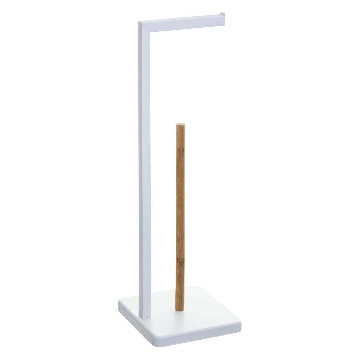 5Five Léa Toiletrolhouder met reservehouder 22x18x78cm - Wit