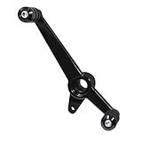 Black Heel Toe Shifter&Rudyness Pegs For Harley 2004-2023 Sportster 883 1200