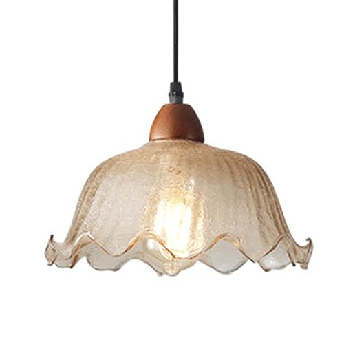 Plafonnier E27 en verre pour éclairer un couloir sombre avec un lustre élégant