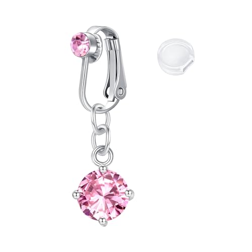 Briana Williams Finto Piercing Ombelico Clip False Anneaux de Pancia