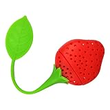 Silicone Tea Infuser Mini Strawberry Silicone Tea Strainer Tea Leaking Tool Silicone Tea For Loose Tea Leaf
