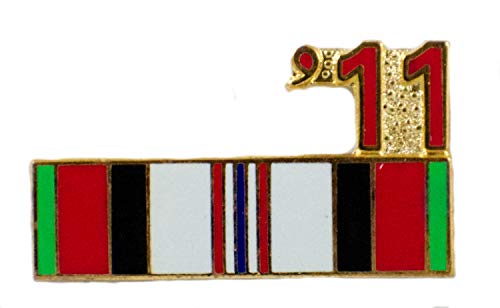 2011 Afghanistan Ribbon LAPEL PIN OR HAT PIN - Size approx 7/8
