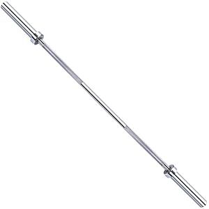 Signature Fitness Olympic Bar for Weightlifting and Power Lifting Barbell, 700-Pound Capacity, Multiple Options
