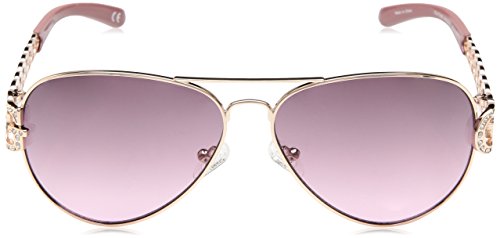 GUESS Women's Metal Aviator Sunglasses2