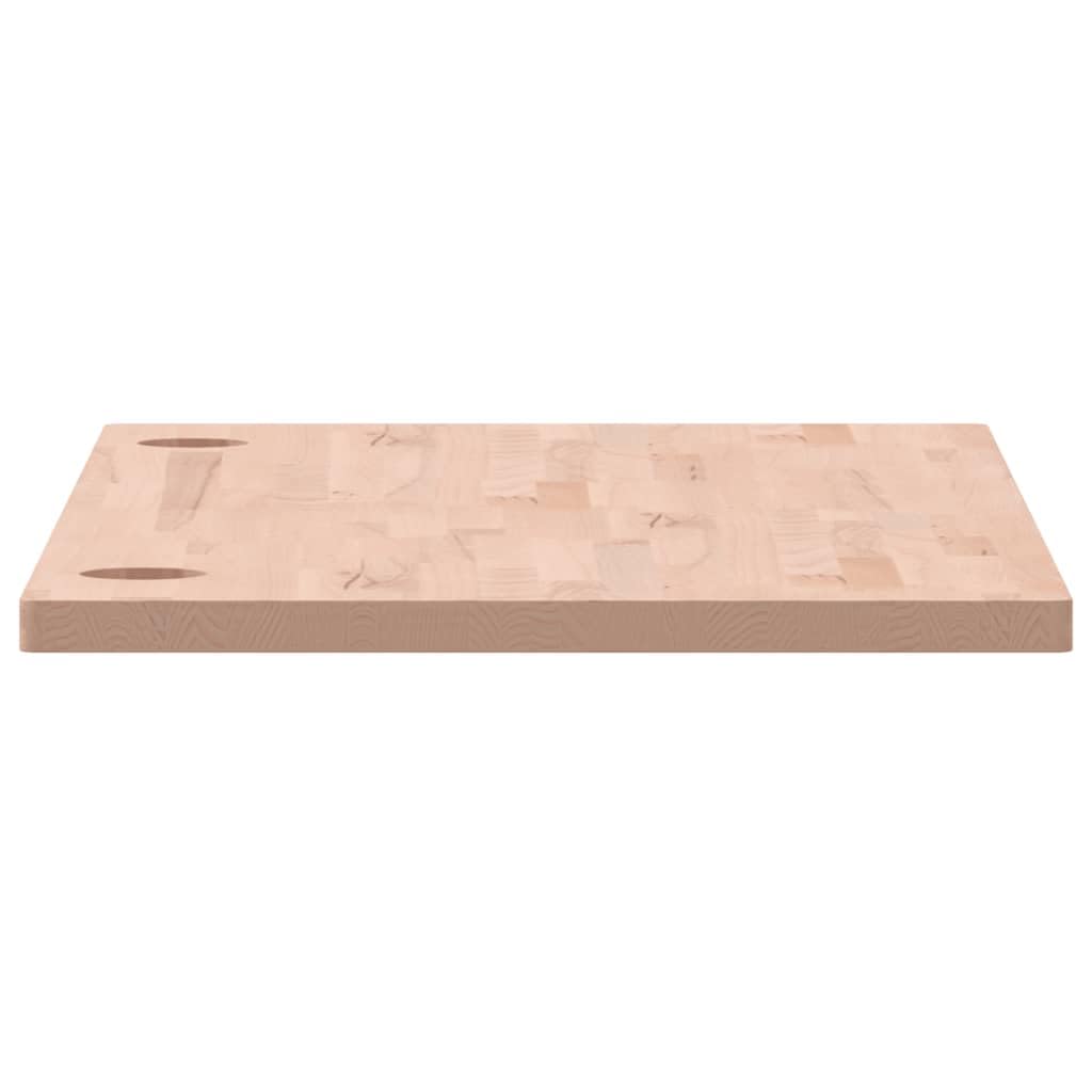 vidaXL Blat do biurka, 100x50x2,5 cm, lite drewno bukowe