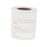 jojofuny Küchen Lebensmittel Datum Aufkleber Selbstklebend Papier...