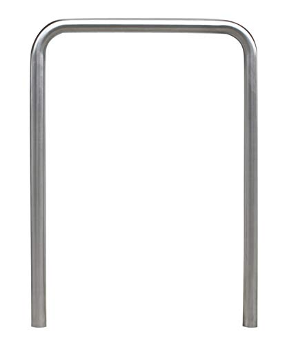 Aparca bicicleta para calle para empotrar. Soporte aparcamiento de bicicletas para estacionar dos bicis. Aparcamiento 2 bicicletas (Aparca bicicleta acero inoxidable)