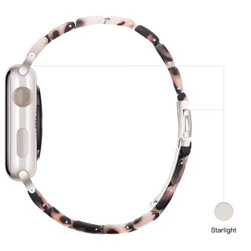 Image of Light House Apple Watch Bands-Fashion Lightweight Resin iWatch Bands for Women Men 38mm /40mm /41mm /42mm(Series 11 10), 49mm /46mm /45mm /44mm /42mm(S 3 2 1), Compatible with Apple Watch Series 11 SE 10 9 8 7 6 5 4 3 Ultra