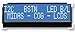 MIDAS MCCOG22005A6W-BNMLWI LCD, COG 20X2, I2C BSTN White ON Blue